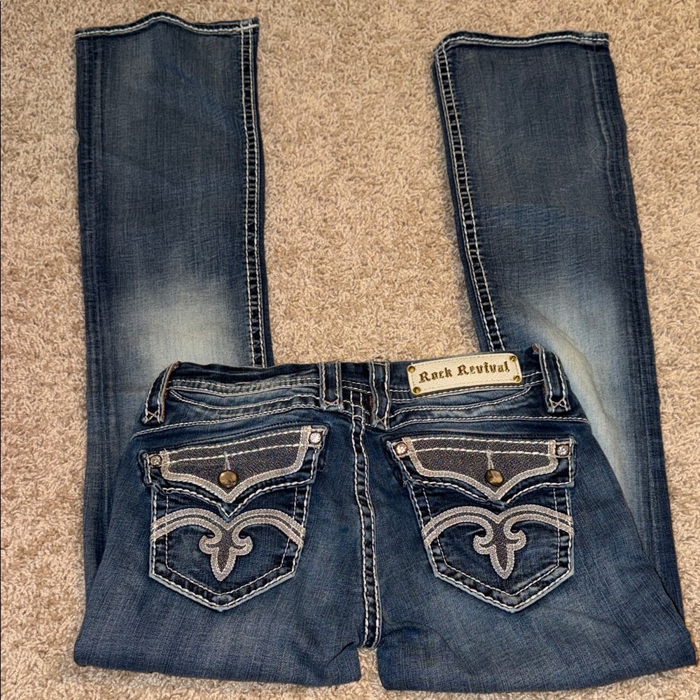 Rock Revival Anja Bootcut! They are a size 27x30. Low rise.